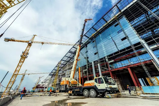 多款中聯重科產品參建新火車站