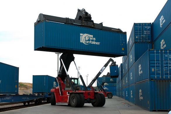 transcontainer 俄鐵集裝箱 俄鐵路
