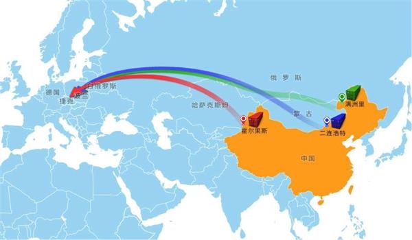 經新疆國際班列鋪畫11條運行線 經新疆國際班列鋪畫11條運行線
