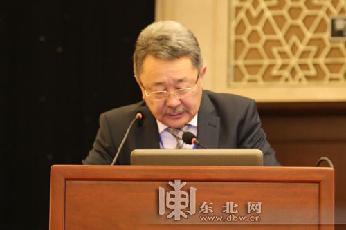 蒙古國國家科學院第一副院長、院士日格德力。東北網記者