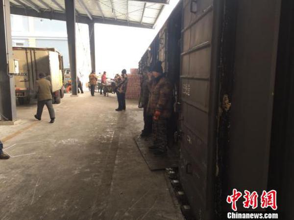 黑龍江最大鐵路物流中心貨運量突破3萬噸
